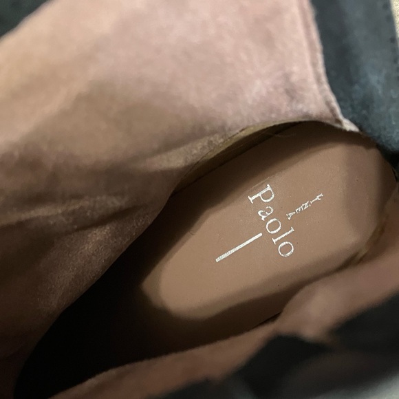 Paolo Sage Flared Heel Booties - Picture 7 of 9